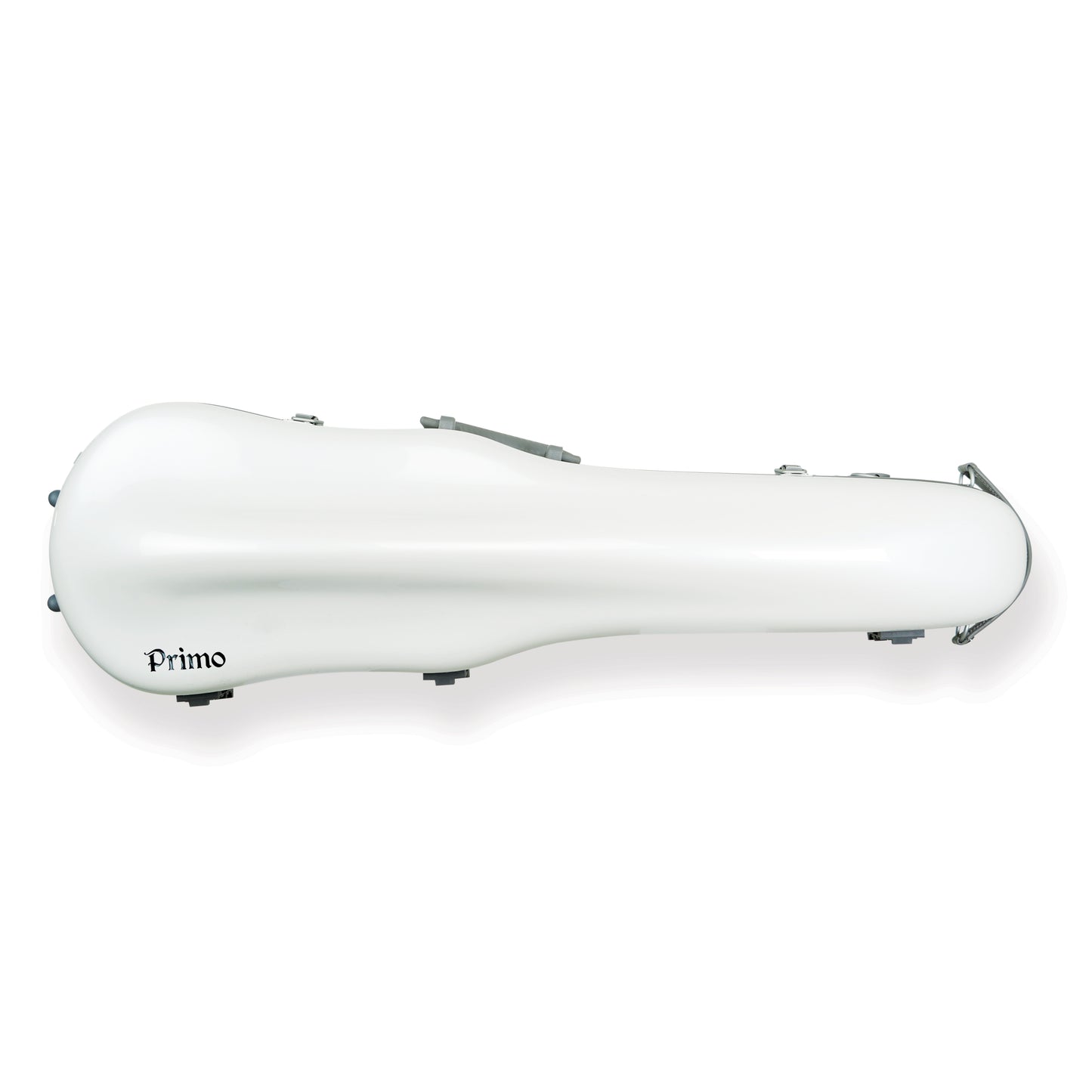 Primo CN-6150 Fibreglass Arrow Shaped Violin Case-White