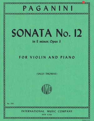 IMC Sonata No. 12 in E minor Op. 3 - Paganini 576