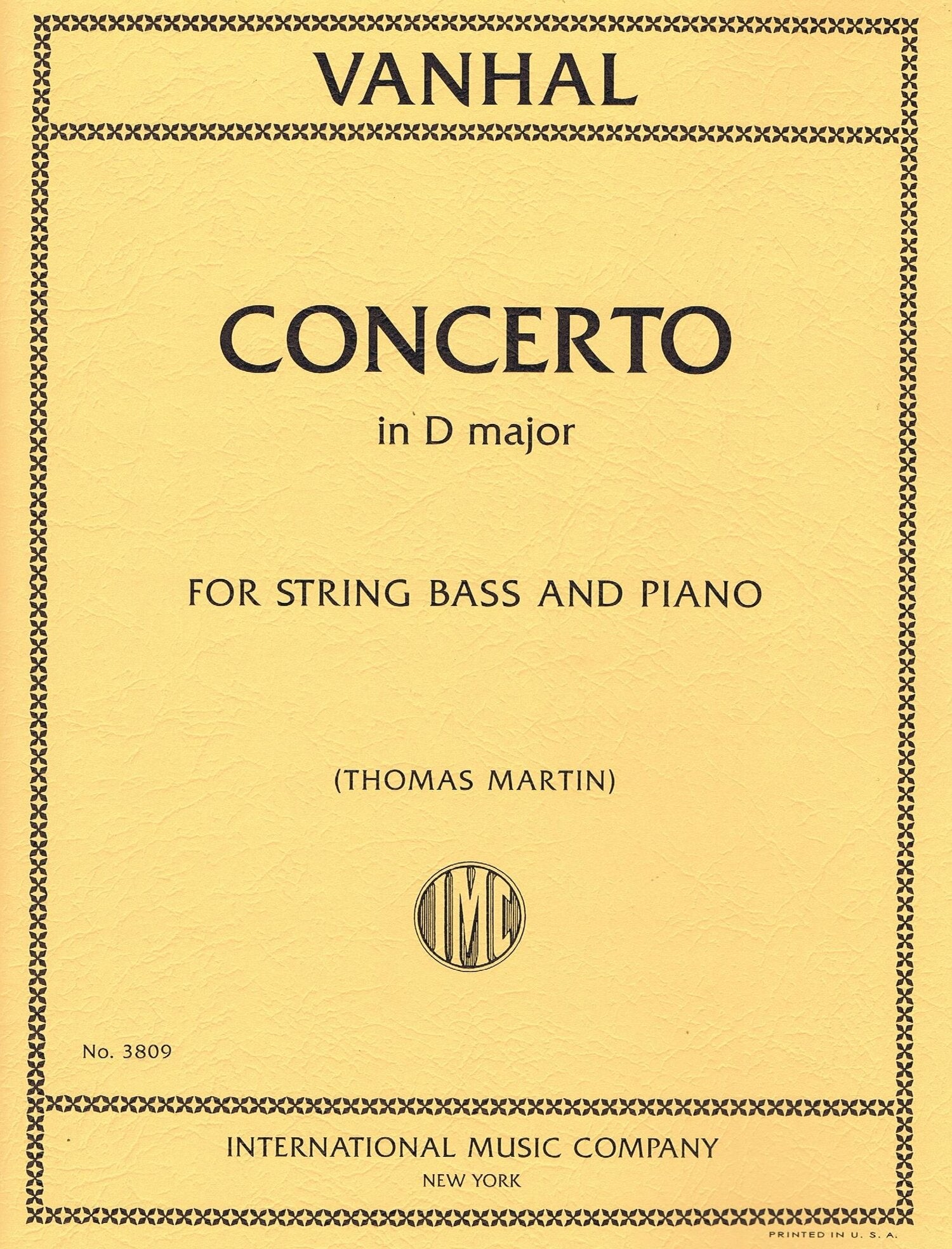 Double Bass Books - Concerto